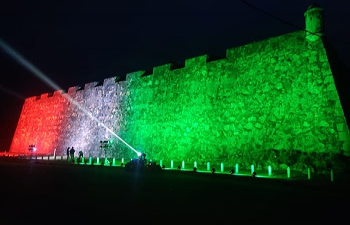 Illuminations of Galle Fort, Rabindranath Tagore Memorial Auditorium & Consulate General of India Hambantota